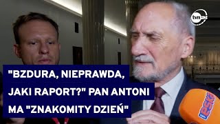 Komentarze po raporcie gen Stróżyka Sikorski mówi o quotagenciequot Macierewicz pyta jaki raportTVN24 [upl. by Akinimod]