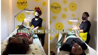 BARENAKED THE SUGARING EXPERT FIRST EXPERIENCE BRAZILIAN WAX BIKINI AREA AND UNDERARMS WAX [upl. by Eillod]