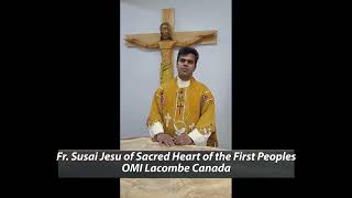 Vatican Delegation  Fr Susai Jesu OMI Lacombe Canada [upl. by Yragerg]