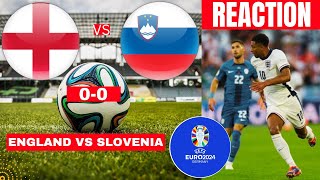 England vs Slovenia 00 Live Stream Euro 2024 Football Match Score Commentary Highlights Three Lions [upl. by Ayekan]