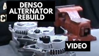 How to rebuild a denso alternator  denso rebuild kit [upl. by Llydnek]