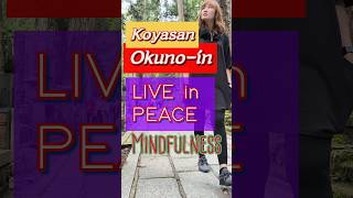 Okunoin a peace spiritual walking iammichigo getlost japan [upl. by Yelnek]