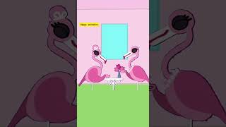 Animanimals Flamingo Tea Mukbang ☕ Rainbow Friends animation sigma Wednesday viral [upl. by Osterhus]