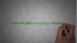 Estructura del Código Nacional de Policía ley 1801 de 2016 [upl. by Enilaf]