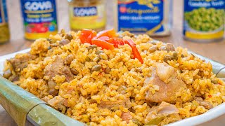 Arroz con Gandules Apastelado Goya [upl. by Ainslie]