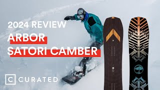 2024 Arbor Satori Camber Snowboard Review  Curated [upl. by Quintina]