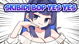 Kronii did the Skibidi Bop Yes Yes Meme 【HololiveEN】 [upl. by Adilem]