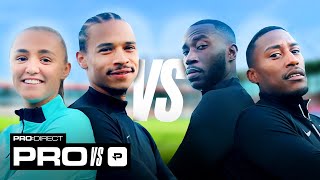 BAYERN MUNICH SPECIAL 🔥 LEROY SANE amp GEORGIA STANWAY vs FILLY amp HARRY PINERO  PRO VS PRODIRECT [upl. by Portwine94]