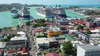 St John’s Cruise Port Antigua amp Barbuda February 25 2023 [upl. by Yznyl]