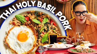 How to make Thailands most famous spicy stirfryPad Gaprow  Marions Kitchen [upl. by Ttocserp]