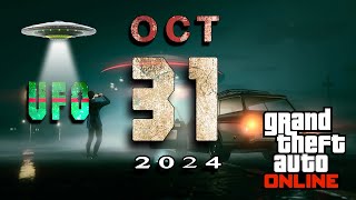 UFO Location October 31st 2024 GTA 5 Online [upl. by Ayikahs]