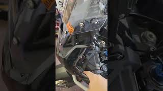 Honda Africa Twin Puig Front Deflectors Review Upper wind management [upl. by Wolfgram604]