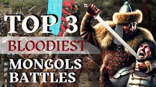 TOP 3 medieval massive battles that CHANGED history of Mongol EMPIRE [upl. by Lissie]