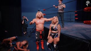 Tag Team Match AEW amp WWE Star Brian Pillman Jr and Arie Alexander vs GPA and Laynie Luck [upl. by Stuppy]