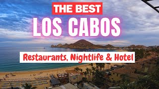 The Top Restaurants Bars amp Nightlife 🇲🇽 Los Cabos Mexico Travel Guide amp VLOG [upl. by Adnohsak]