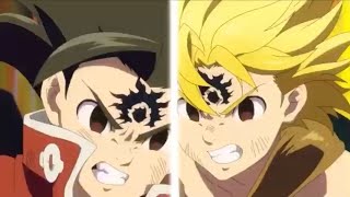 Nanatsu no Taizai Movie 2  meliodas amp zeldris vs supreme deity Full fight [upl. by Ljoka]