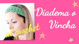 Diadema o vincha tejida al crochet [upl. by Bee]