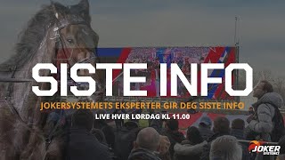 SISTE INFO 2610  Oppsnakk mot Jägersro  Sørlandet [upl. by Courcy]