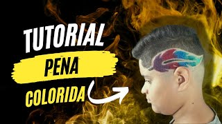 COMO FAZER FREESTYLE DA PENA COLORIDA TUTORIAL [upl. by Gert]