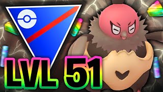 SMALL BIRD  BIG BOOMS LEVEL 51 VULLABY NUKES THE GREAT LEAGUE META FT LILY  GO BATTLE LEAGUE [upl. by Petulia]