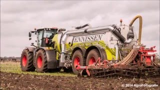 Mest Rijden met Claas Xerion 3800 amp Kaweco Zwanenhals SI  Gast Film [upl. by Lathe779]