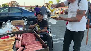 Cooking Hot Dogs For The homeless [upl. by Ettenav495]