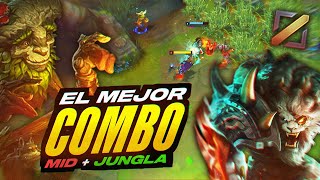 😂 ¡EL COMBO MAS DIVERTIDO PARA HACER DUO IVERN y RENGAR MID con Aderty [upl. by Aseela]