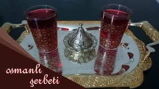 Osmanlıdan Günümüze Nar Çiçeği Şerbeti Tarifi  Ramazan Şerbeti Tarifi  Hibiskus [upl. by Gad375]