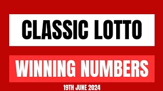 Ohio Classic Lotto Winning Numbers 19th June 2024 [upl. by Earahs870]