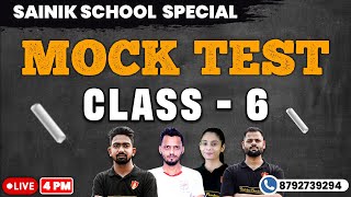 Sainik School Mock Test  Sainik School Coaching Classes 6th  Sainik School Online Coaching [upl. by Anasxor]