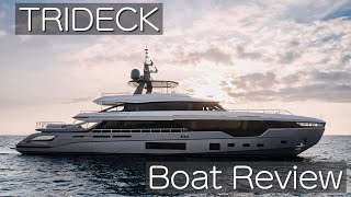 AZIMUT Grande TRIDECK Boat Review [upl. by Koss]