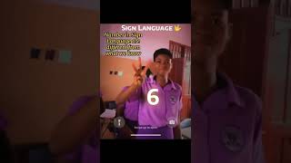 Number in sign language [upl. by Groves]