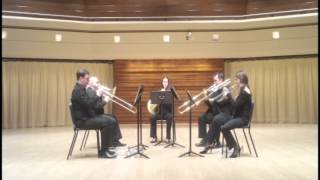 Victor Ewald  Brass Quintet No 4 excerpt [upl. by Lasko660]