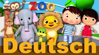 Zoo Lied  Kinderlieder  LittleBabyBum [upl. by Pelson]