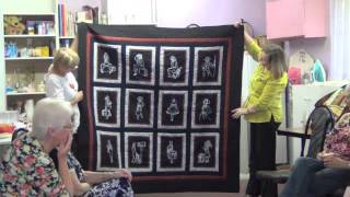 Geraldines Academy  Class Creations of 2013  Patchwork Tutorials  Janome  Quilting Designs [upl. by Atekan]