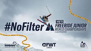 NoFilter I Behind the scenes of the 2024 YETI Freeride Junior World Championships [upl. by Sillert]