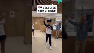 🇷🇸 VESELI SE SRPSKI RODE srbija serbia novakdjokovic djokovic teamserbia [upl. by Anirbac449]