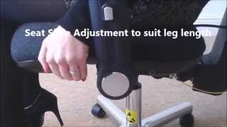 Vodex Ltd  ESD Static Safe Back Sufferers Chair Video [upl. by Kelleher]