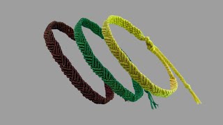 Easy DIY Friendship Bracelet  Macrame Bracelet Tutorial [upl. by Nylkoorb]