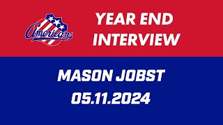 Mason Jobst Year End Interview  05112024 [upl. by Oiluig421]