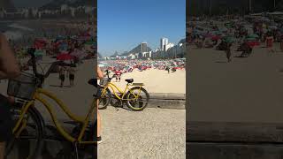 🏝️ Beach Walk  Rio de Janeiro Brazil shorts [upl. by Akamahs]