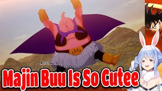 Pekora Funny Reactions To Majin Buu Cutscene In Dragon Ball Z Kakarot【ENG SUB】 [upl. by Inahpets]