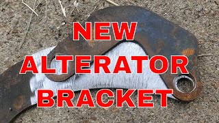 How To Make A Homemade Bracket To Fix Your 1985 Dodge D150s Alternator [upl. by Milla426]