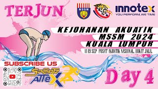 TERJUN I Kejohanan Akuatik MSSM 2024 KL Day 4 [upl. by Fusuy]