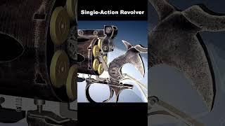 Animation How a Revolver works Single Action [upl. by Ahsiliw]