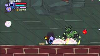 Castle Crashers Insane Mode  Industrial Castle No Potions [upl. by Asiram]