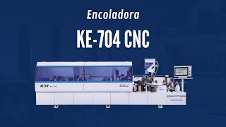 Encoladora de cantos KE704 CNC [upl. by Marya404]