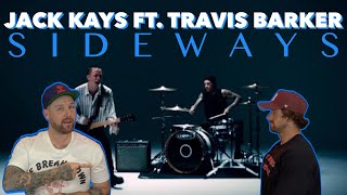 JACK KAYS “Sideways” ft TRAVIS BARKER  Aussie Metal Heads Reaction [upl. by Kalagher]