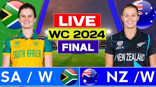 New Zealand Vs South Africa T20 World Cup Final Match Live  NZ vs SA Womem WC Final Match Live [upl. by Josephina]