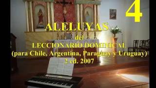 ALELUYA LITURGICO nº 4 Del Leccionario Dominical [upl. by Apur648]